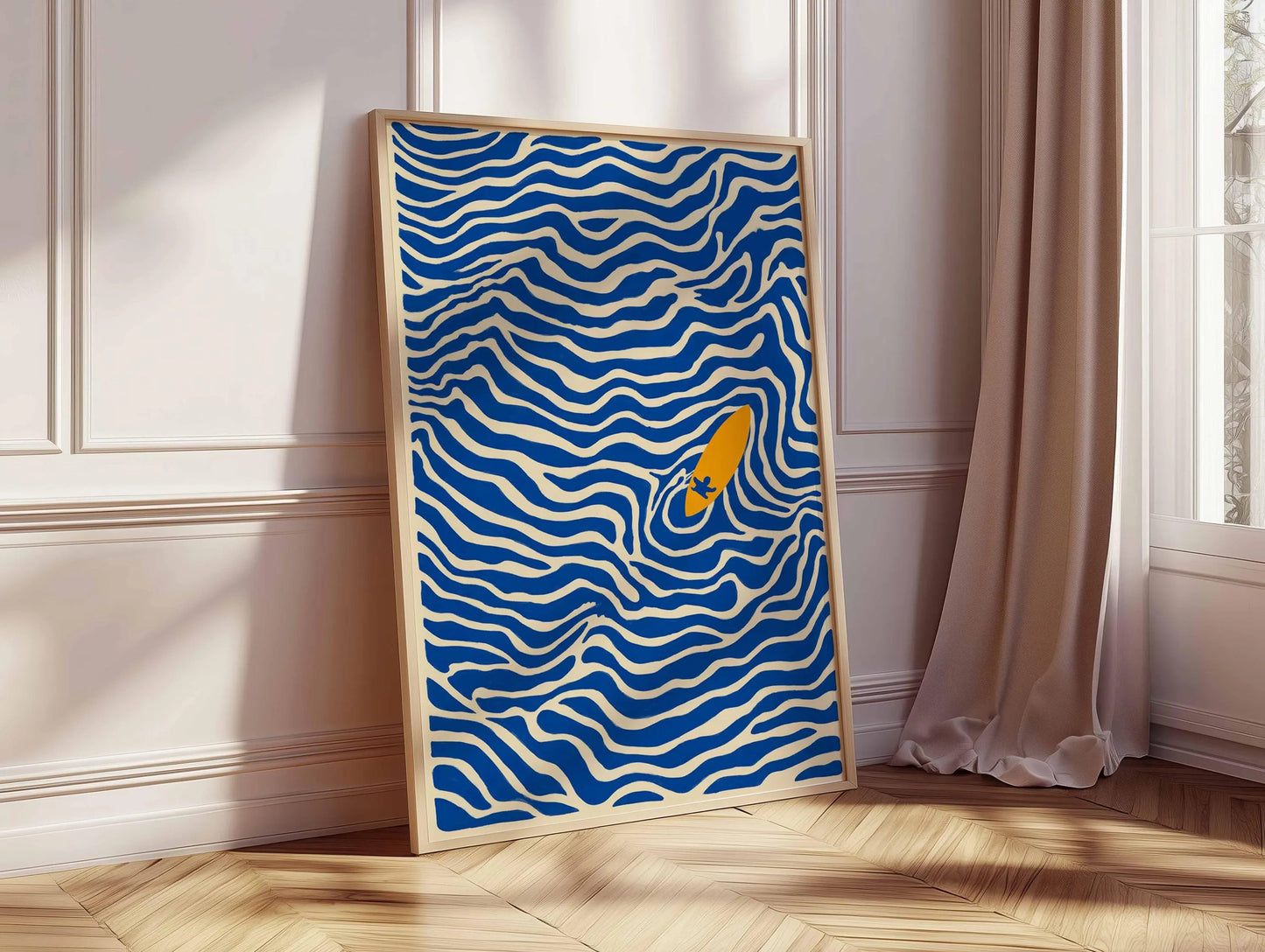 Surfing Poster, Beach Wall Art, Surf Print, Ocean Wave Poster